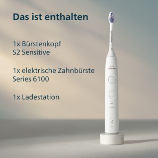 Sonicare Series 6100 Wiederaufladbare Zahnbürste