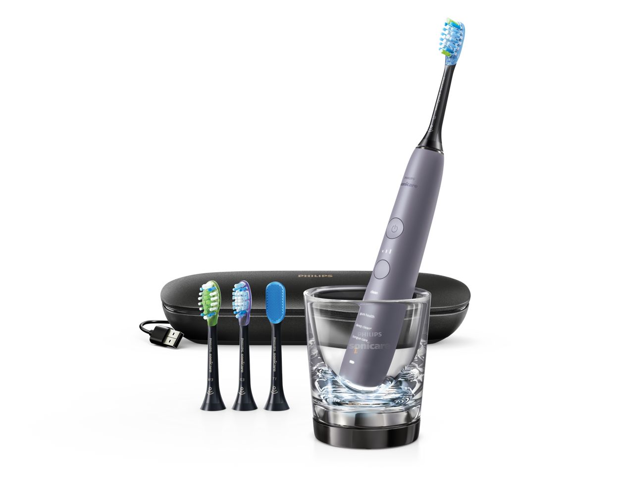 DiamondClean Smart 9500 灰色| Philips Sonicare