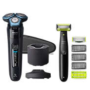 Shaver series 7000 Máquina de barbear elétrica a húmido/seco