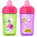 Snap-top lid keeps spout clean on the go