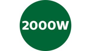 Daya 2000 W yang kuat