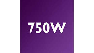 750-Watt-Motor für leistungsstarke Verarbeitung