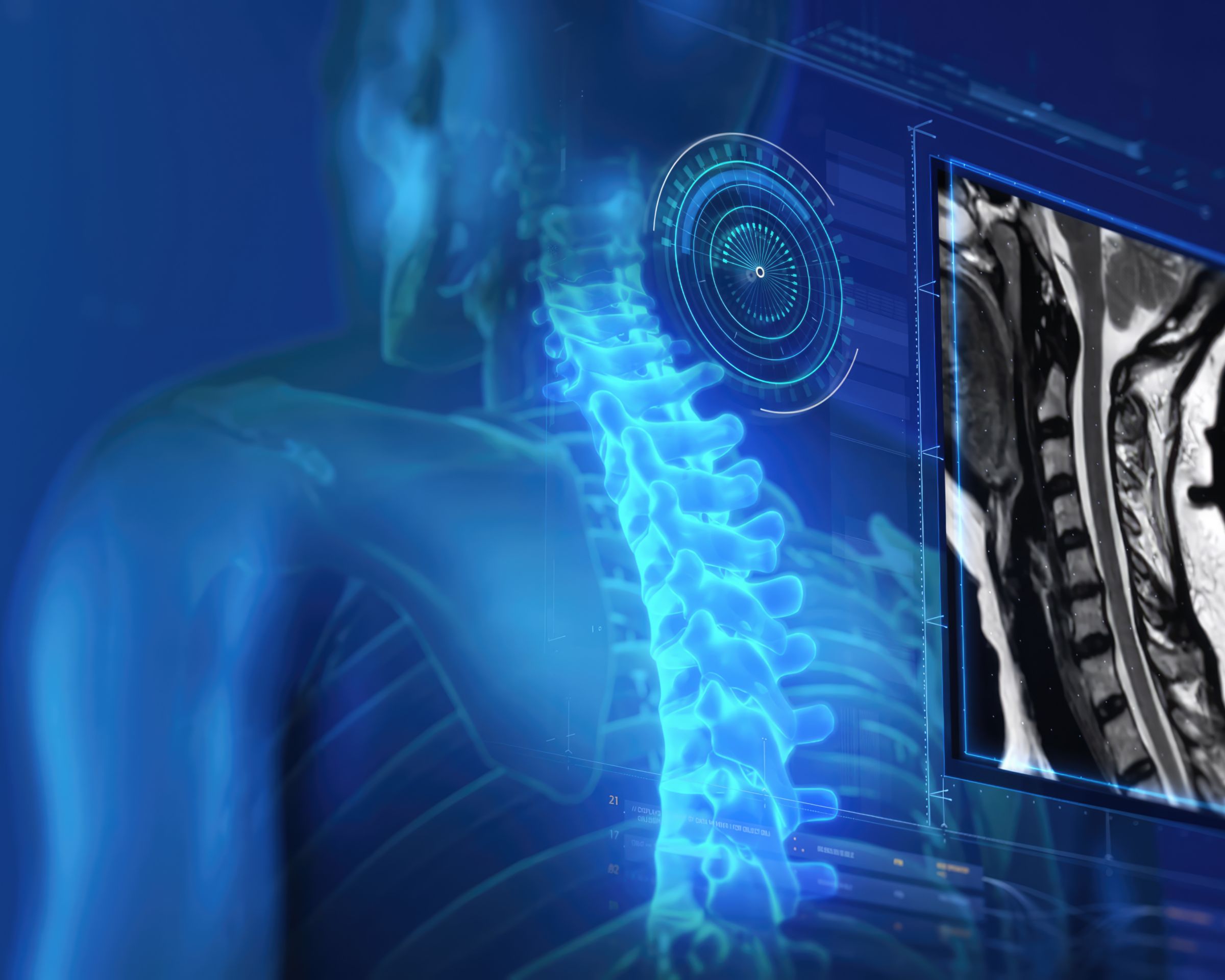 Spine imaging with SmartSpeed