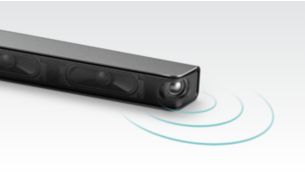 Colocación precisa en ángulo de los altavoces para un efecto de sonido más amplio