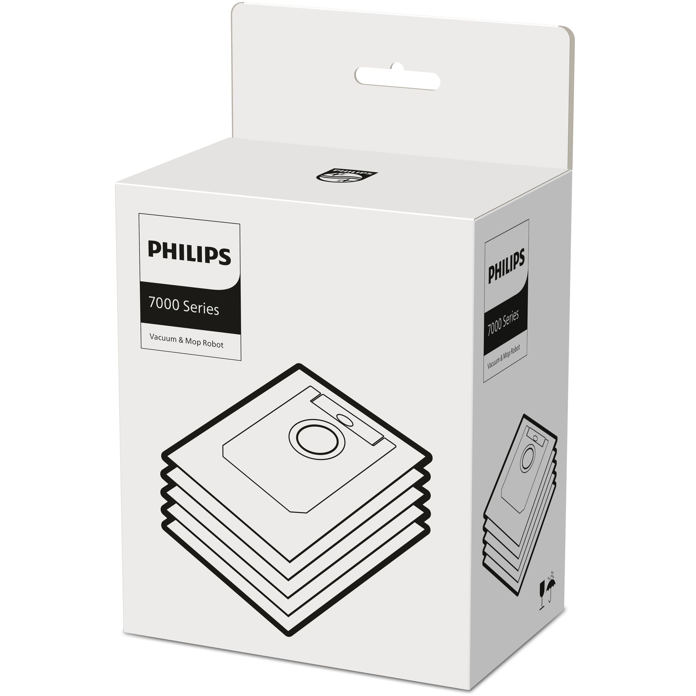 Levně Philips HomeRun - Prachové Sáčky Pro Robotické Vysavače HomeRun 7000 - XV1472/00