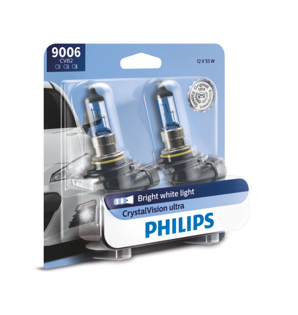 Philips Crystal Vision Platinum H7 55W Two Bulbs Headlight Fog Light 