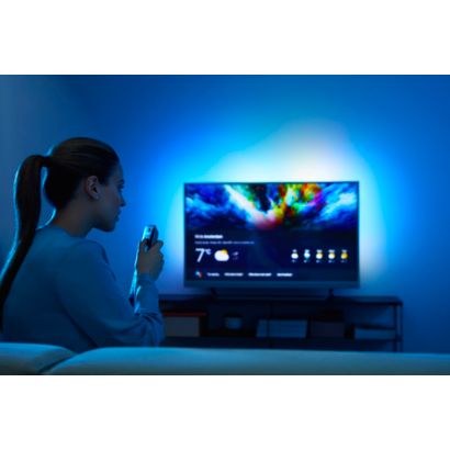 Izjemno tanek LED-televizor 4K UHD z Android TV