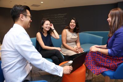 Team Discussion in a Business Meeting