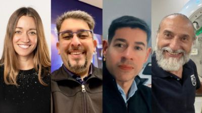 Equipo de ingenieros de servicio de Philips en Argentina colaborando para restaurar sistemas médicos tras una inundación
