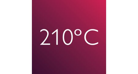 210°C professional high heat for perfect salon results