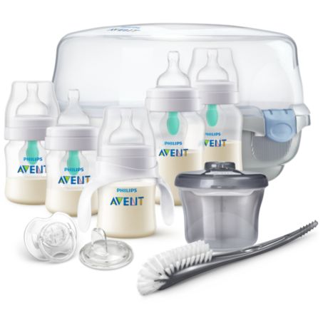 SCD398/02 Philips Avent Anti-colic Bottle with AirFree vent Gift Set