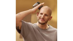 Obcinaj włosy w dowolnym kierunku dzięki elastycznej głowicy obracającej się o 360 stopni