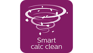 Intelligente Calc-Clean-herinnering met geluid en licht