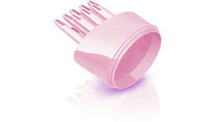 Brush diffuser for easier hair management while drying