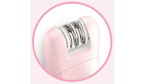 Hairs gone for weeks using the precision epilator