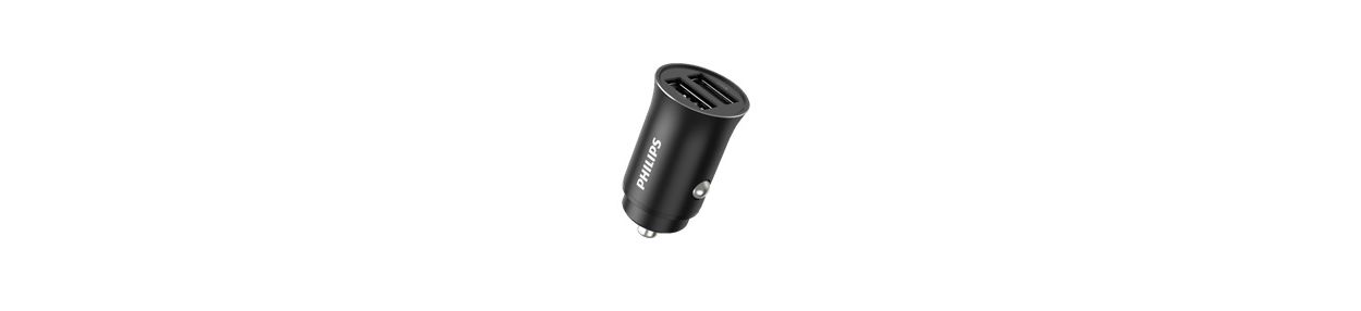 带 2 个 USB 端口的车载充电器