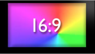 以 16:9 宽屏幕格式欣赏电影
