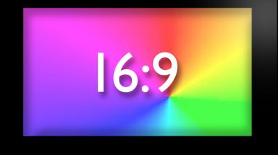 Disfruta de películas en formato de pantalla panorámica de 16:9