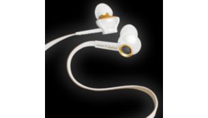 El cable plano duradero mantiene los auriculares libres de enredos