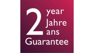 2 Jahre Garantie weltweit