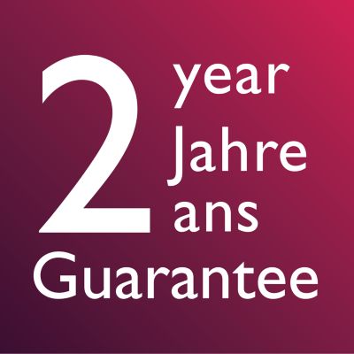 To års verdensomspennende garanti
