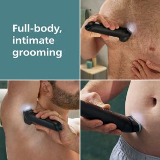 Body Groomer 7000 Series 2D flex head and dual trim-shave system