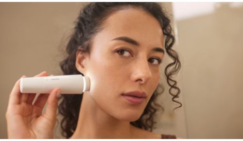 Di adiós al vello sin complicaciones con la depiladora facial.