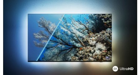 Яркое изображение HDR. Телевизор Philips 4K UHD.