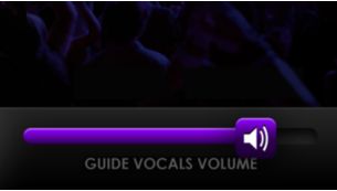 Pick up a song easily with guiding vocals