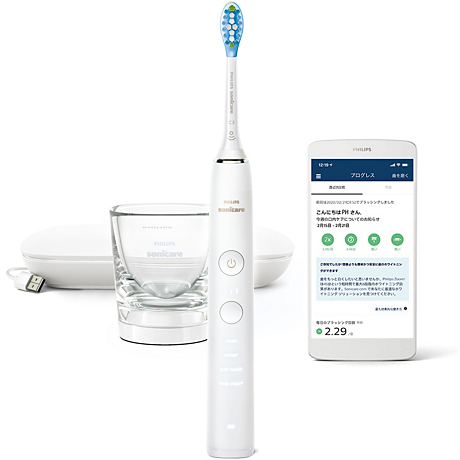 HX9901/57 DiamondClean 9000 Sonic electric toothbrush with app