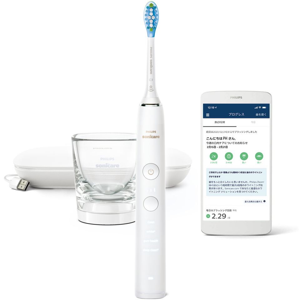 Sonic electric toothbrush with app