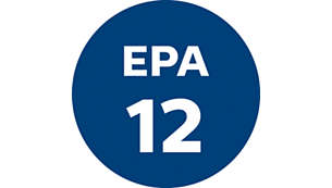 Filtro EPA 12 com 99,5% de filtragem do pó