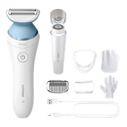 Lady Shaver Series 8000 Cordless shaver with Wet and Dry use
