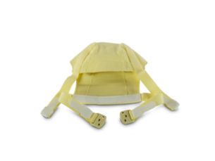 PerforMax Pediatric Total Face Mask Bonnets, yellow, S, 6 pack