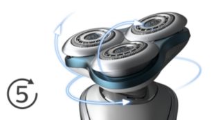 5-direction flex heads follow contours with less pressure