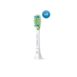 W3 Premium White HX9068/80 Standard sonic toothbrush heads