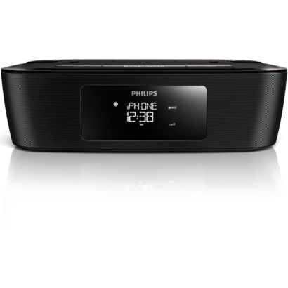 Wake up to your iPhone/iPod music or DAB radio