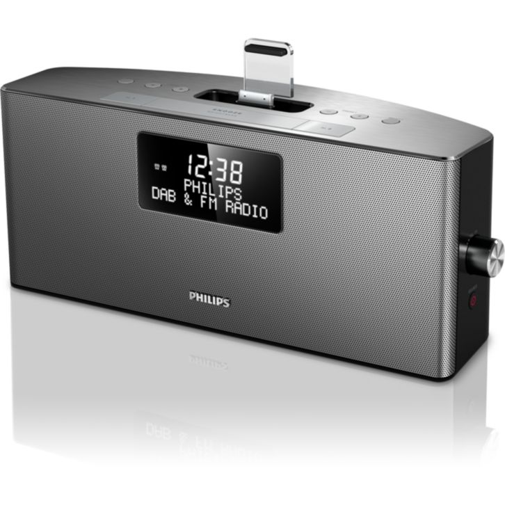 Enjoy music from iPod/iPhone and DAB+ radio