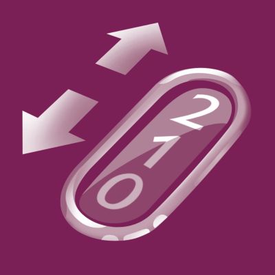 Zwei Geschwindigkeitsstufen für sanftes Epilieren und optimale Leistung