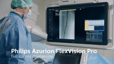 フィリップス Azurion FlexVision Pro を使用している臨床医
