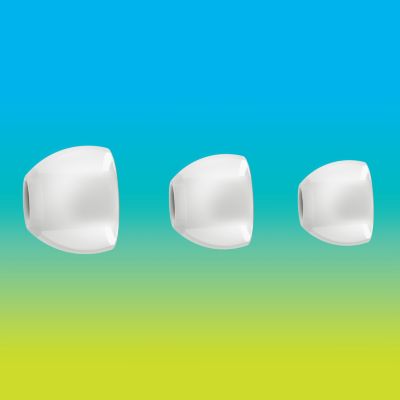 Sus 3 audífonos de goma intercambiables ofrecen un ajuste óptimo