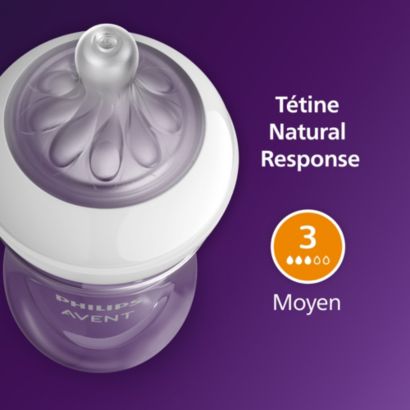 Avent Biberon à Réponse Naturelle