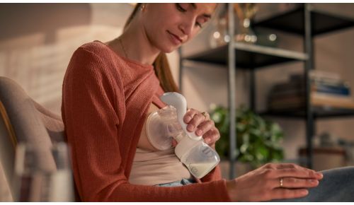 Sin inclinarse hacia delante