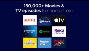 500,000+ Movies & TV episodes to choose from