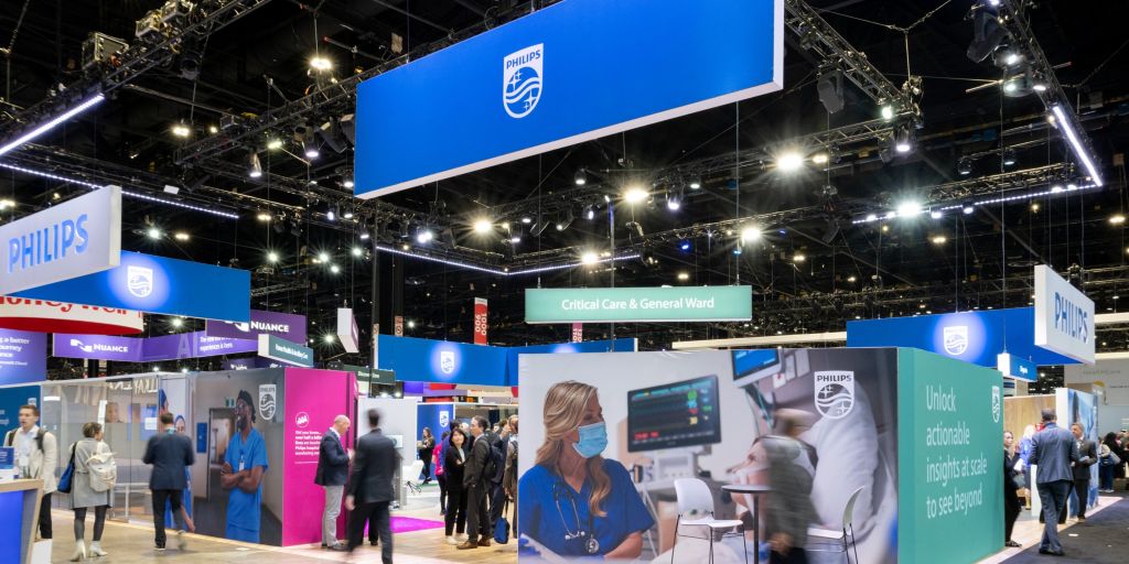 Philips booth at HIMSS 