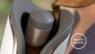 Revestimento em cerâmica com queratina para cabelos macios e protegidos