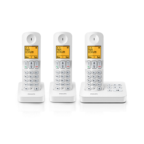 D4053W/22  Draadloze telefoon met antwoordapparaat