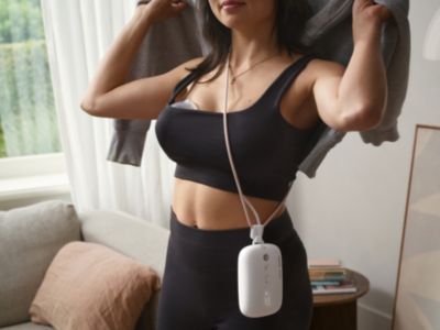 Freihandpumpe, die unter Sportkleidung getragen wird