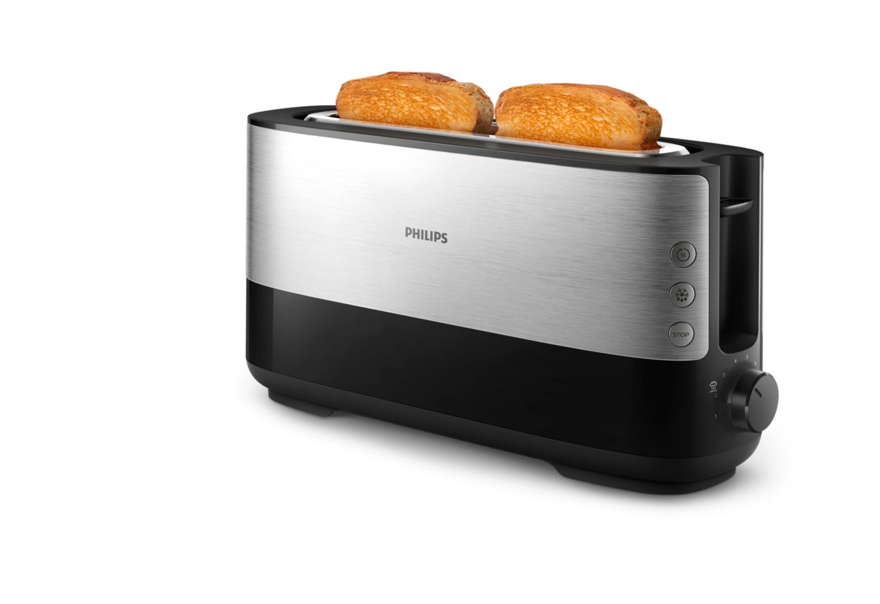 PHILIPS Daily Collection / Tostador de pan de ranura larga