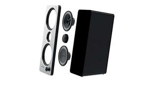 Dumbbell speaker design for naturally balanced sound